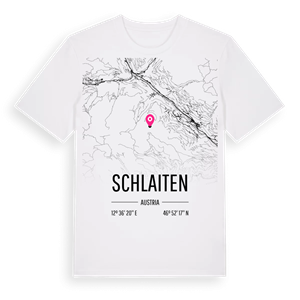 Schlaiten karta t-shirt – ekologisk bomull t-shirt från Pinshirt