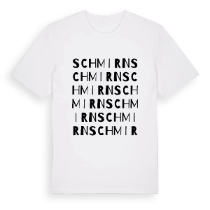 Schmirn ordlek t-shirt – ekologisk bomull t-shirt från Pinshirt