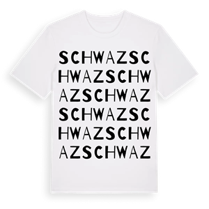 Schwaz ordlek t-shirt – ekologisk bomull t-shirt från Pinshirt