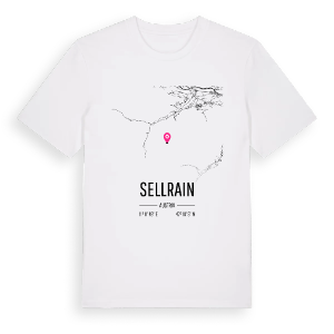 Sellrain karta t-shirt – ekologisk bomull t-shirt från Pinshirt