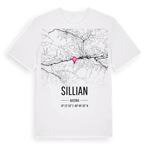 Sillian karta t-shirt – ekologisk bomull t-shirt från Pinshirt