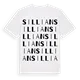 Sillian ordlek t-shirt