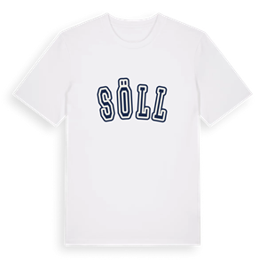 Söll college t-shirt – ekologisk bomull t-shirt från Pinshirt