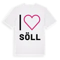 Jag älskar Söll t-shirt stort tryck