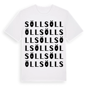 Söll ordlek t-shirt – ekologisk bomull t-shirt från Pinshirt