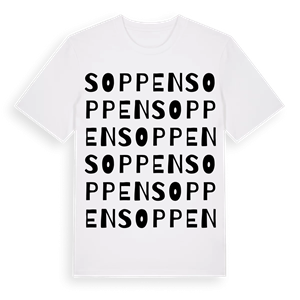 Soppen ordlek t-shirt – ekologisk bomull t-shirt från Pinshirt