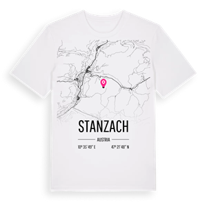 Stanzach karta t-shirt – ekologisk bomull t-shirt från Pinshirt