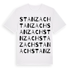 Stanzach ordlek t-shirt – ekologisk bomull t-shirt från Pinshirt