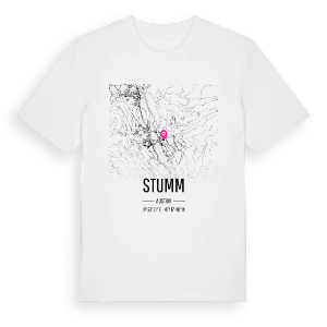 Stumm karta t-shirt – ekologisk bomull t-shirt från Pinshirt