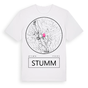 Stumm t-shirt – ekologisk bomull t-shirt från Pinshirt