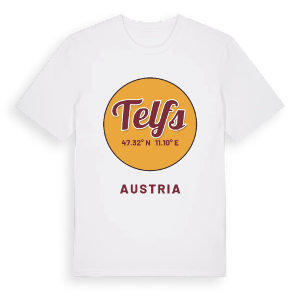 Telfs cirkel t-shirt – ekologisk bomull t-shirt från Pinshirt
