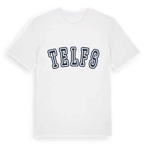 Telfs college t-shirt – ekologisk bomull t-shirt från Pinshirt