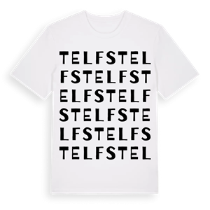 Telfs ordlek t-shirt – ekologisk bomull t-shirt från Pinshirt