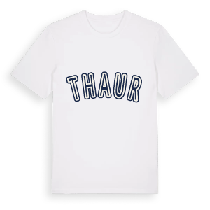 Thaur college t-shirt – ekologisk bomull t-shirt från Pinshirt