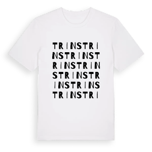 Trins ordlek t-shirt – ekologisk bomull t-shirt från Pinshirt