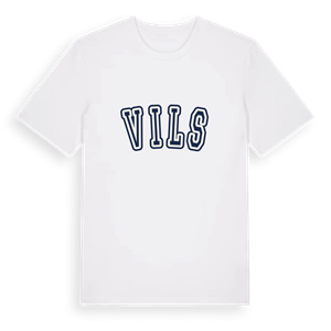 Vils college t-shirt – ekologisk bomull t-shirt från Pinshirt