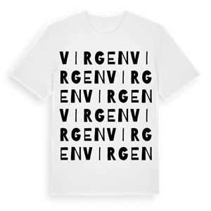 Virgen ordlek t-shirt – ekologisk bomull t-shirt från Pinshirt