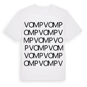 Vomp ordlek t-shirt – ekologisk bomull t-shirt från Pinshirt