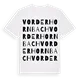 Vorderhornbach ordlek t-shirt