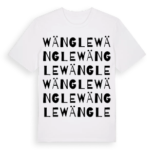 Wängle ordlek t-shirt – ekologisk bomull t-shirt från Pinshirt
