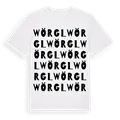 Wörgl ordlek t-shirt