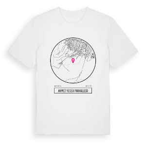 Ahmet Yesevi Mahallesi t-shirt – ekologisk bomull t-shirt från Pinshirt