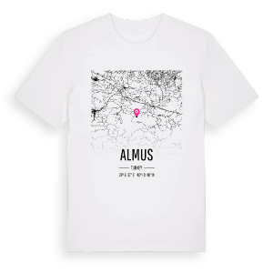 Almus karta t-shirt – ekologisk bomull t-shirt från Pinshirt