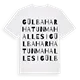 Gülbaharhatun Mahallesi ordlek t-shirt