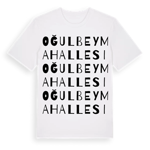 Oğulbey Mahallesi ordlek t-shirt – ekologisk bomull t-shirt från Pinshirt