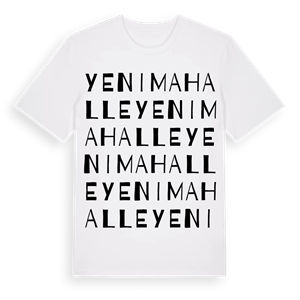 Yeni Mahalle ordlek t-shirt – ekologisk bomull t-shirt från Pinshirt