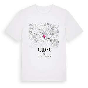 Agliana karta t-shirt – ekologisk bomull t-shirt från Pinshirt