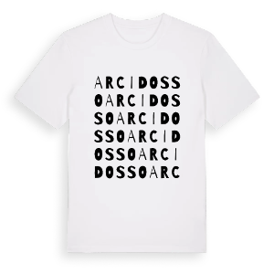 Arcidosso ordlek t-shirt – ekologisk bomull t-shirt från Pinshirt