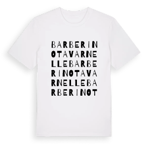 Barberino Tavarnelle ordlek t-shirt – ekologisk bomull t-shirt från Pinshirt