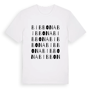 Bibbona ordlek t-shirt – ekologisk bomull t-shirt från Pinshirt