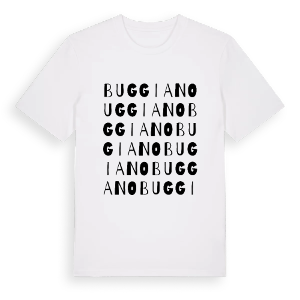 Buggiano ordlek t-shirt – ekologisk bomull t-shirt från Pinshirt