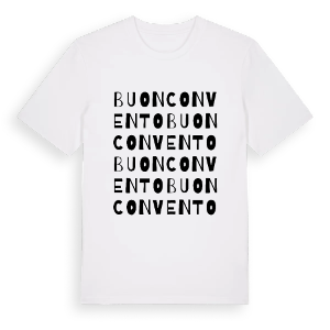 Buonconvento ordlek t-shirt – ekologisk bomull t-shirt från Pinshirt