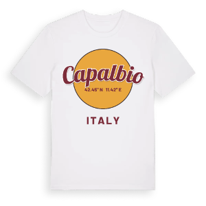 Capalbio cirkel t-shirt – ekologisk bomull t-shirt från Pinshirt