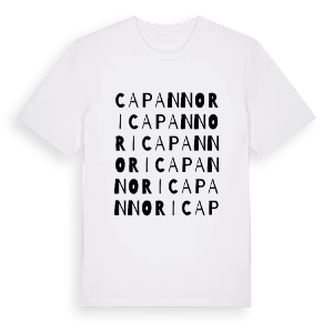 Capannori ordlek t-shirt – ekologisk bomull t-shirt från Pinshirt