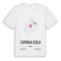 Capraia Isola karta t-shirt