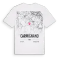 Carmignano karta t-shirt