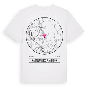 Castelfranco Piandiscò t-shirt – ekologisk bomull t-shirt från Pinshirt