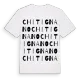 Chitignano ordlek t-shirt