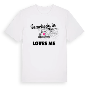 Någon i Collesalvetti älskar mig t-shirt – ekologisk bomull t-shirt från Pinshirt