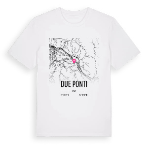 Due Ponti karta t-shirt – ekologisk bomull t-shirt från Pinshirt