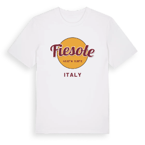 Fiesole cirkel t-shirt – ekologisk bomull t-shirt från Pinshirt