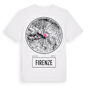Firenze t-shirt – ekologisk bomull t-shirt från Pinshirt