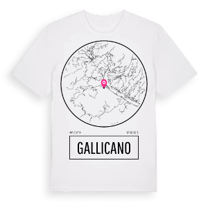 Gallicano t-shirt – ekologisk bomull t-shirt från Pinshirt