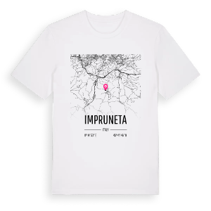 Impruneta karta t-shirt – ekologisk bomull t-shirt från Pinshirt