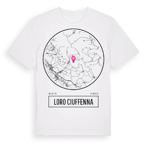 Loro Ciuffenna t-shirt – ekologisk bomull t-shirt från Pinshirt