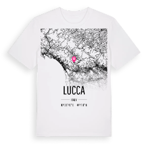 Lucca karta t-shirt – ekologisk bomull t-shirt från Pinshirt